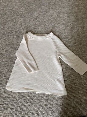 Like New Ivory Cotton Talbots Sweater L
